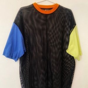 ASOS Tri-Color Mesh Festival shirt